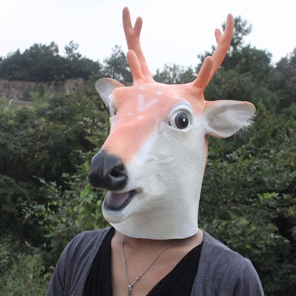 

Dance Performance Props Giraffe Headgear Halloween Deer Mask